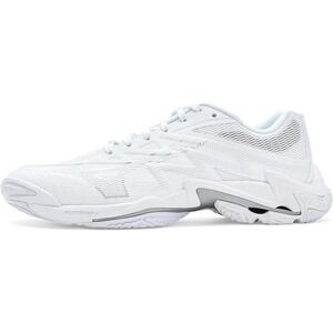 MIZUNO Wave Lightning Elite Mens Sz 11 Volleyball Shoes White/Silver V1GA260053